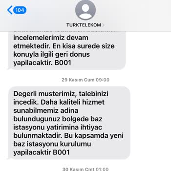 Türk Telekom'un Çekim Sorunu Ve Taahhüt İptali Talebi