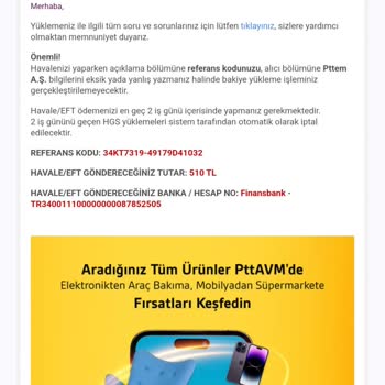 Yanlış Hesaplanan Havale: Eksik Yüklenen 500 TL