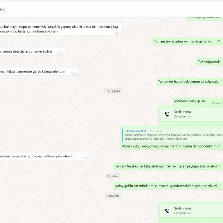 Eksik Gönderilen Ürün Ve İletişimsizlik Sorunu