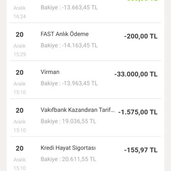 Kazandıran Tarife Ücreti İadesi Talebi