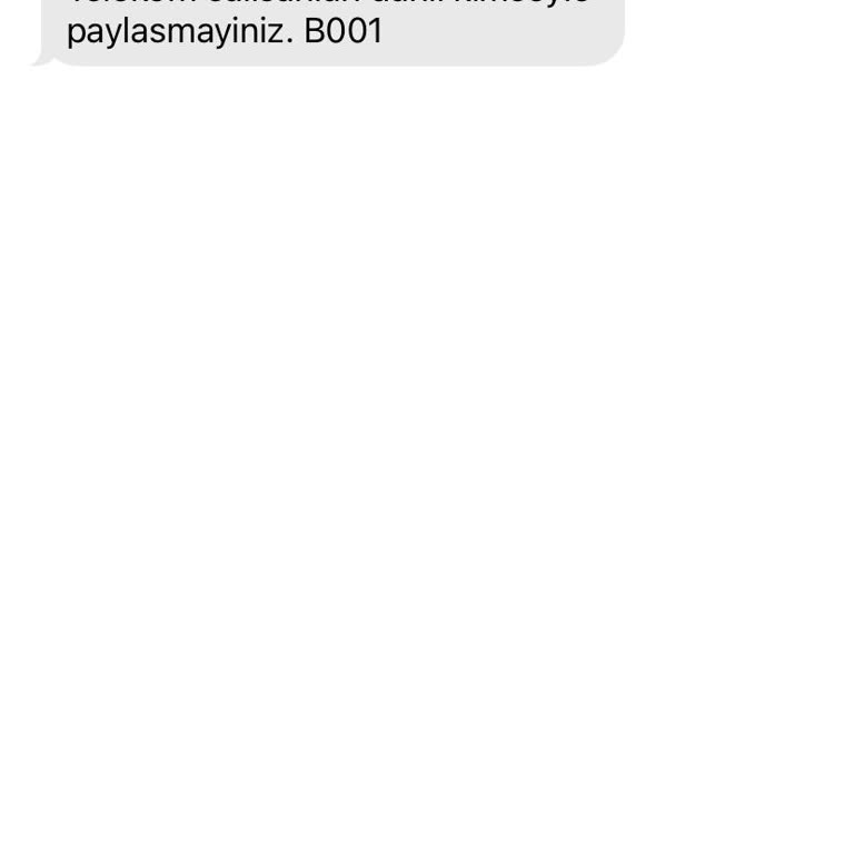 08507770284 Bilgilerimin Kullanımı