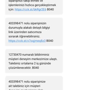 Eksik Teslimat Ve İletişim Sorunu