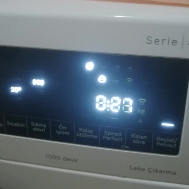 Bosch Çamaşır Makinesi Donma Sorunu
