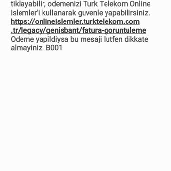 Ödenen Faturaya Haksız Açma Kapama Ücreti