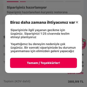 Sipariş Ulaşmadı, Para İadesi Yapılmadı
