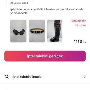 Gardrops Siparişimde Eksik İade Mağduriyeti