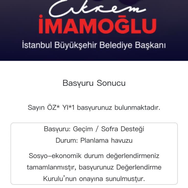 İstanbul Büyükşehir Belediyesi Sedep Yardımı 1 Yılı Geçkindir Sonuçlanmadı!