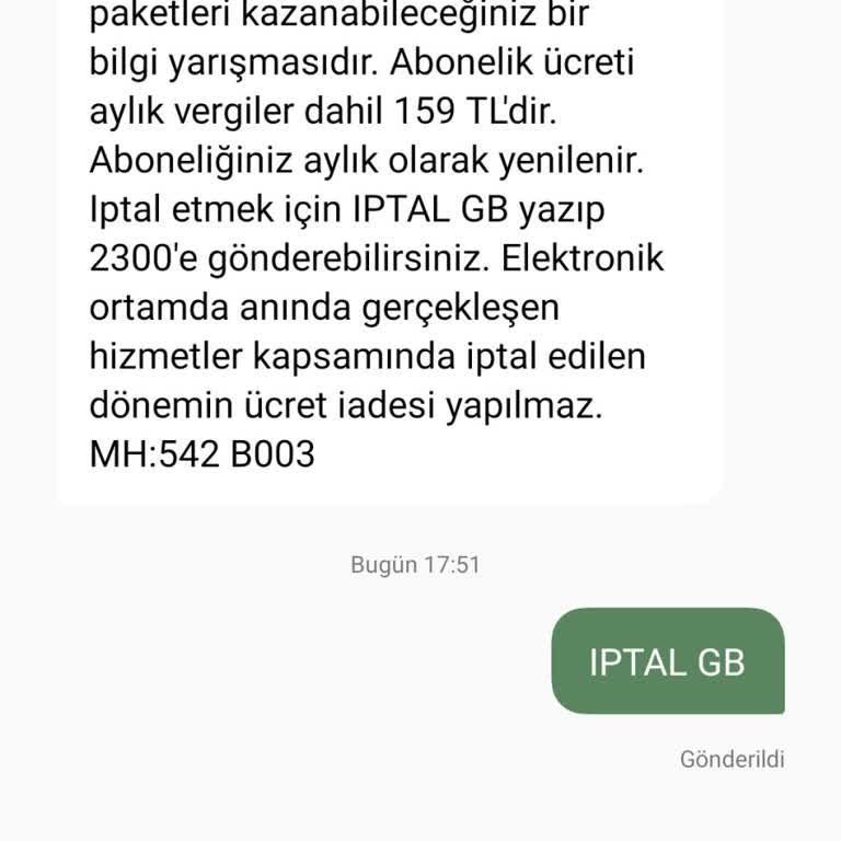 Vodafone Yanımda Uygulamasında Beklenmedik Ücretlendirme