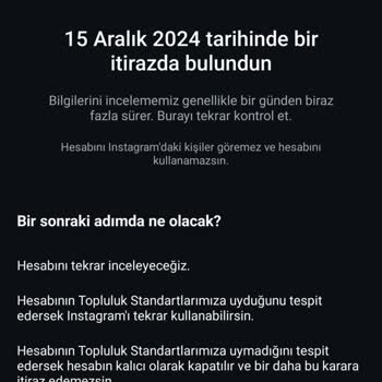 Instagram Hesabımın Haksız Kısıtlanması