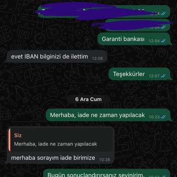 Checkup Randevusu Ve İade Sorunu