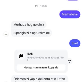 Sipariş Sonrası Sessizlik
