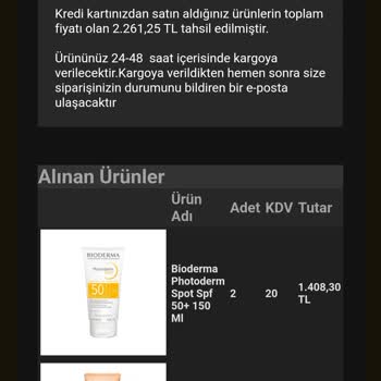 Bioderma Güneş Kremi Yüzümde Yanma Ve Batma Yaptı