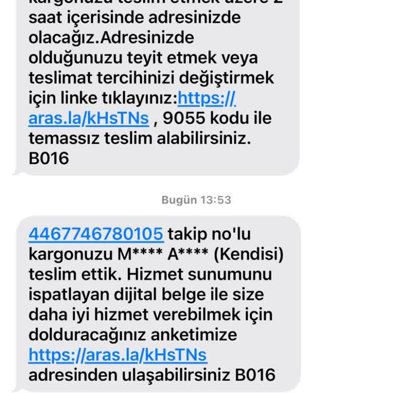 Teslim Edilmeyen Kargo Sorunu