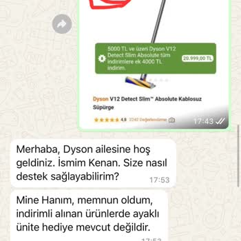 Dyson Kampanyasında Yanıltıcı Bilgi Sorunu