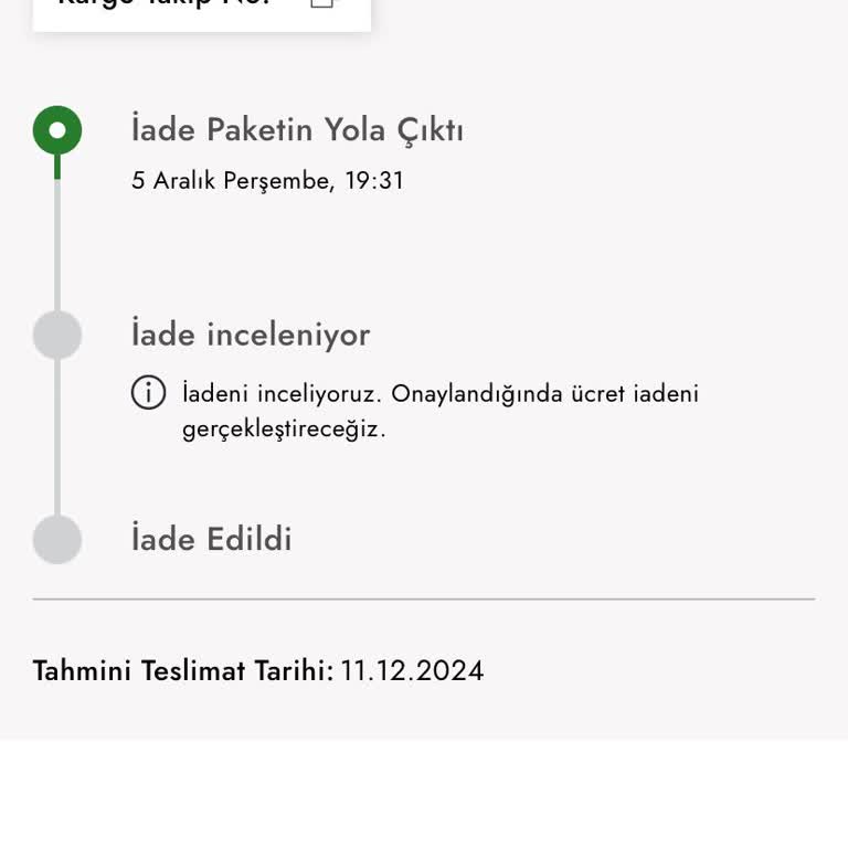 Yanlış Ürün Gönderimi Ve Geciken İade Süreci