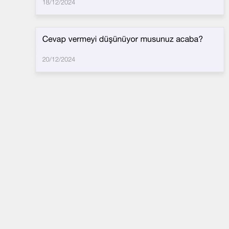 Yanıtsız Sorular Ve Yetersiz Müşteri Hizmeti