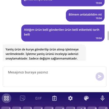 Yanlış Ürün Gönderimi Ve İade Sorunu