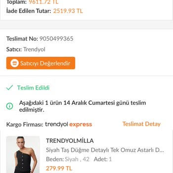 Trendyolmilla İade Sürecinde Yaşanan Sorun Ve Mağduriyet