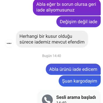 Yanlış Ve Kalitesiz Ürün, İade Sorunu