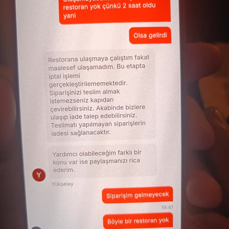 Migros Yemek'te 2 Saatlik Sipariş Bekleyişi Ve İletişim Sorunları