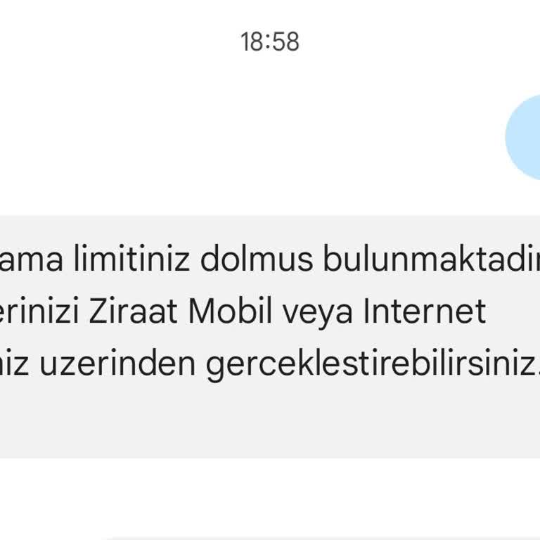 Bakiye Sorgulama Limiti Sorunu