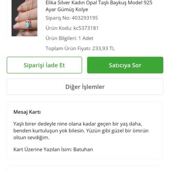 Boş Poşetle Gelen Sipariş Ve Sorumsuz Hizmet