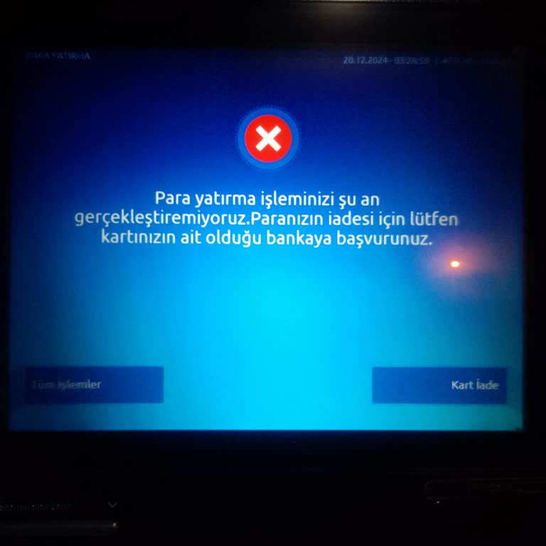ATM'de Paraya El Konulması Ve Uzun Çözüm Süreci