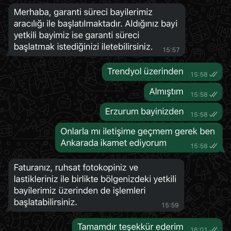 Lastik Sorunu Ve Garanti Süreci Mağduriyeti