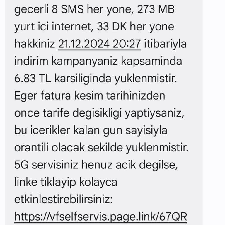 Vodafone Yanlış Tarifeye Geçiş Ve Müşteri Hizmetleri Sorunu