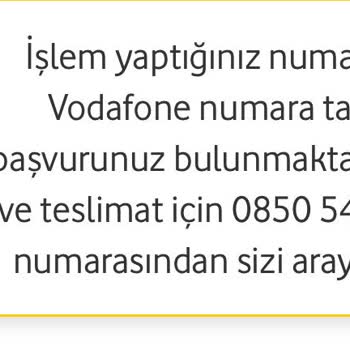 Vodafone Hat Geçişinde Kurye Ve Müşteri Hizmetleri Sorunu