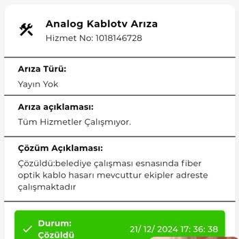 Kablo Net İle 3 Gündür İnternetsiz Ve Televizyonsuz Hayat