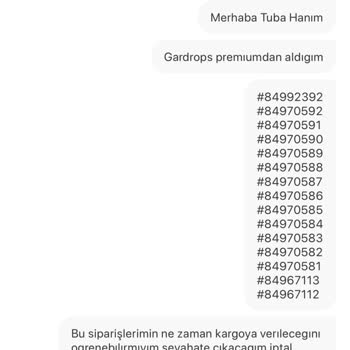 Gardrops Premium'da Ürün Teslimat Sorunu Ve Yetersiz Destek