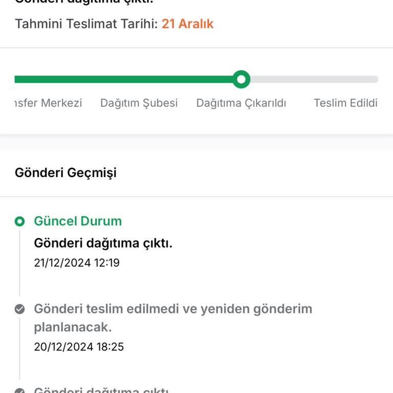 Sürat Kargo'nun Geciken Teslimat Sorunu