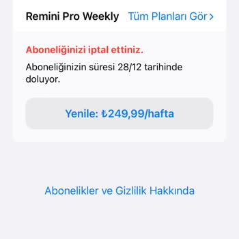 İzinsiz Abonelik İşlemi Ve Ücret İadesi Talebi