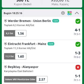 Kuponlarımın Yanlış Sonuçlanması Ve Destek Eksikliği