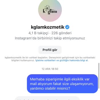 Eksik Ürün Ve İletişim Sorunlarıyla Kötü Alışveriş Deneyimi