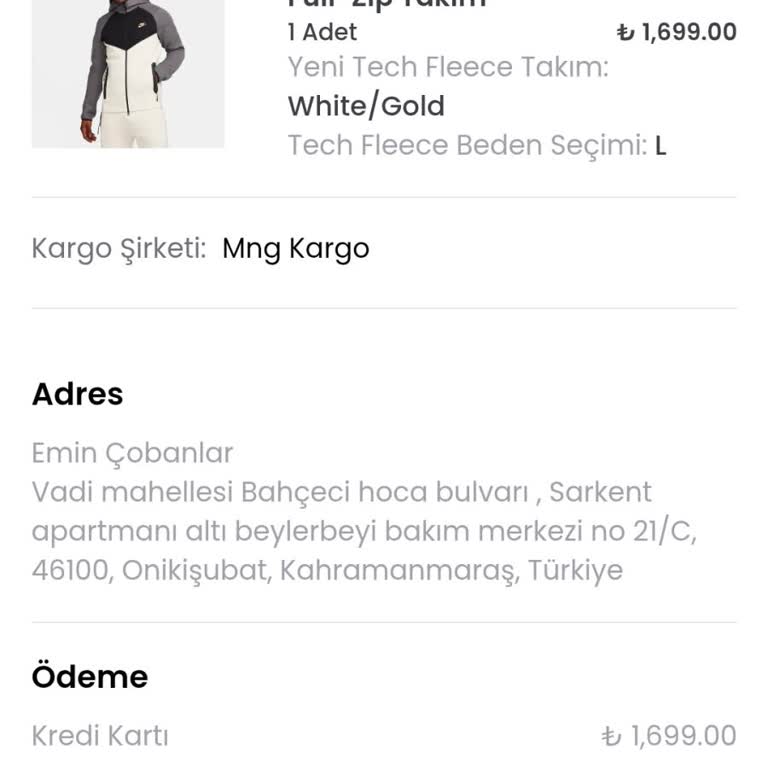 Sipariş Verildi, Ürün Ortada Yok!