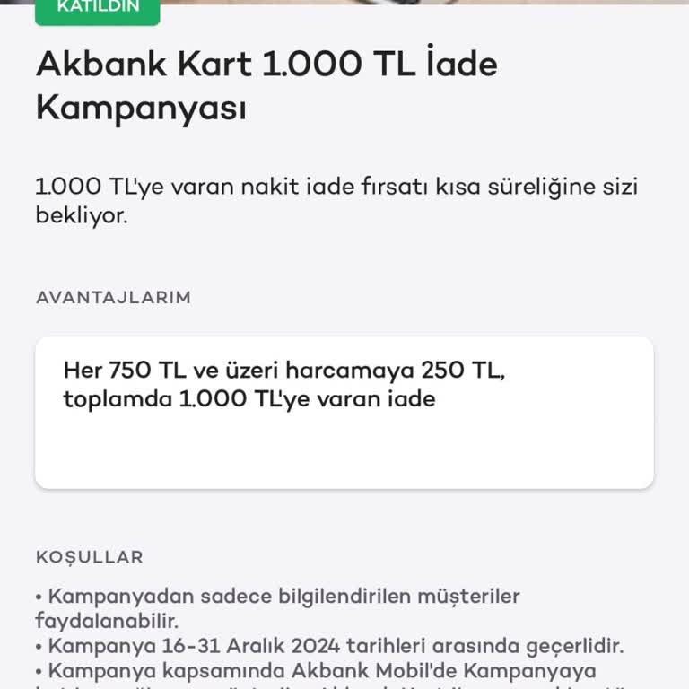 Akbank Kart İade Kampanyasında Yaşanan Sorun Ve Mağduriyet