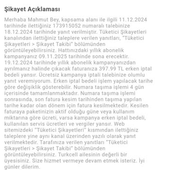 Turkcell'de Çekim Sorunu Ve Cayma Bedeli Mağduriyeti