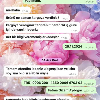 Yanıltıcı İade Süreci Ve Ekstra Kargo Ücreti