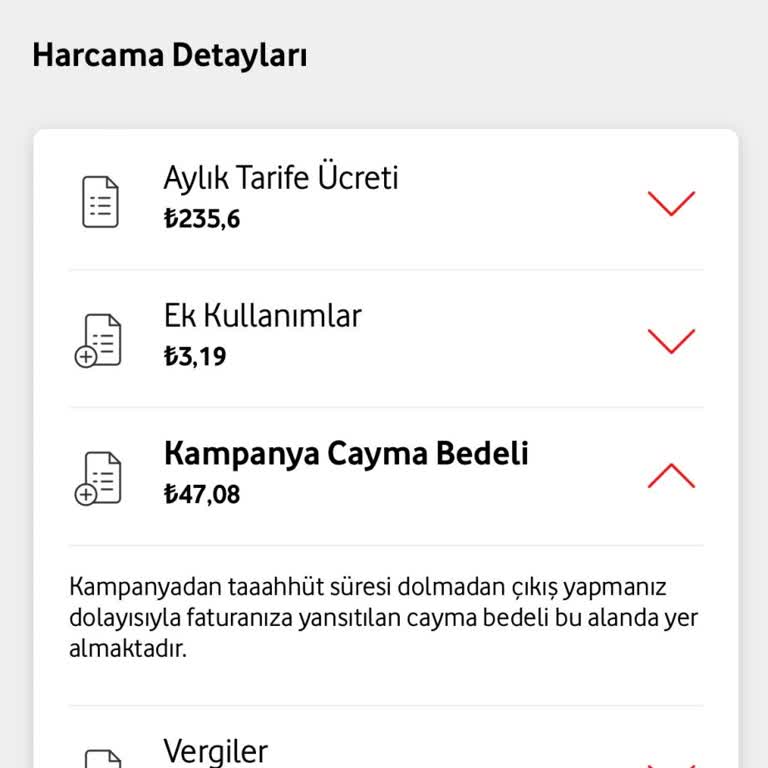 Vodafone'dan Beklenmedik Cayma Bedeli Şoku