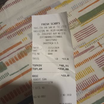 Ünlü Markadan Aldığım Eşarpta Deformasyon Şoku