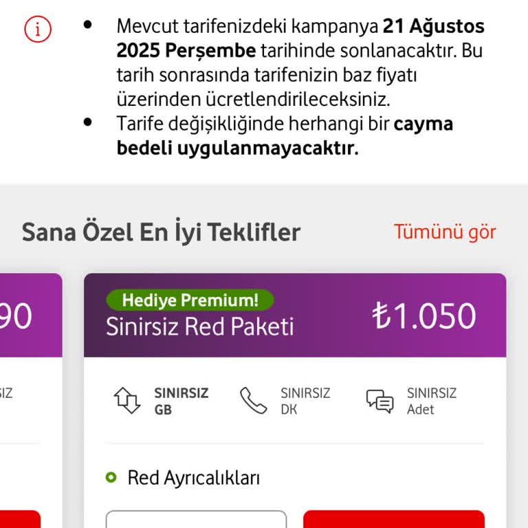 Yüksek Paket Fiyatlarıyla Başım Dertte!