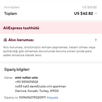 Yanlış İsim Ve Adresle Gelen Kask Siparişi