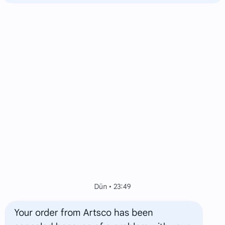 Sipariş İptali Ve Uzun Bekleme Süresi Mağduriyeti