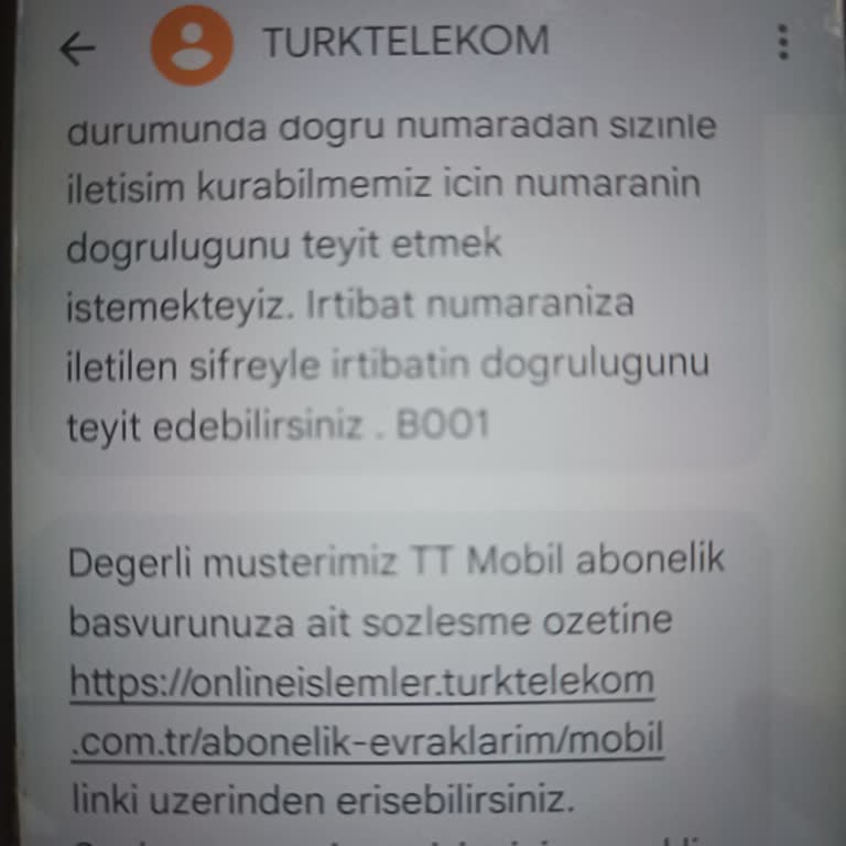 Türk Telekom Dijital Kurye Sorunu Ve Geciken Hat Teslimatı