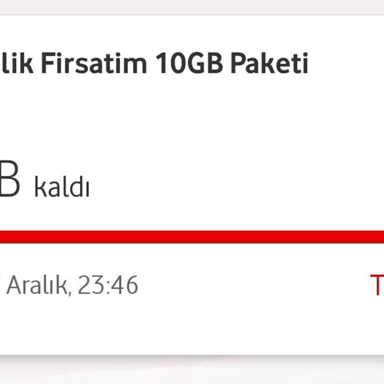 Vodafone Yanlış Ek Paket Yüklemesi Ve Müşteri Hizmetleri Sorunu