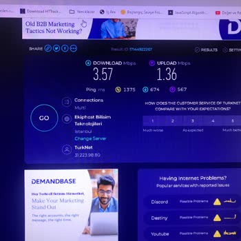 TurkNet'te Aşırı Gecikme Ve İnternet Sorunları