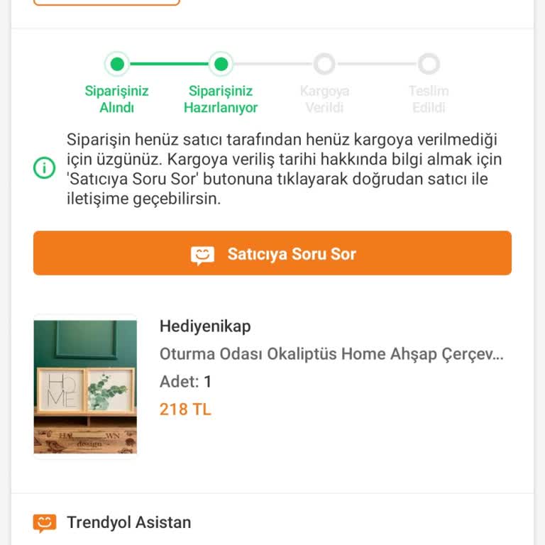 Sipariş Verildi, Cevap Yok: Enk Wall Art'tan Geri Dönüş Bekliyorum