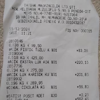 Tatbak Gebze Şubesinden Aldığım Çikolatanın Sağlıksız Durumu